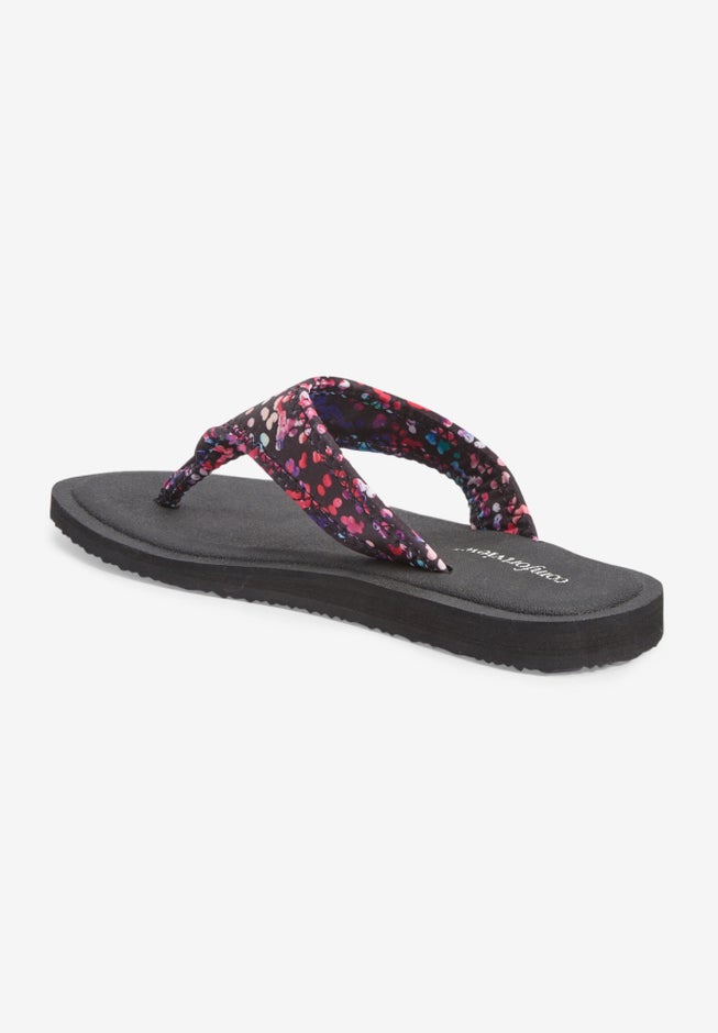 The Sylvia Soft Footbed Thong Slip On Sandal image number 1