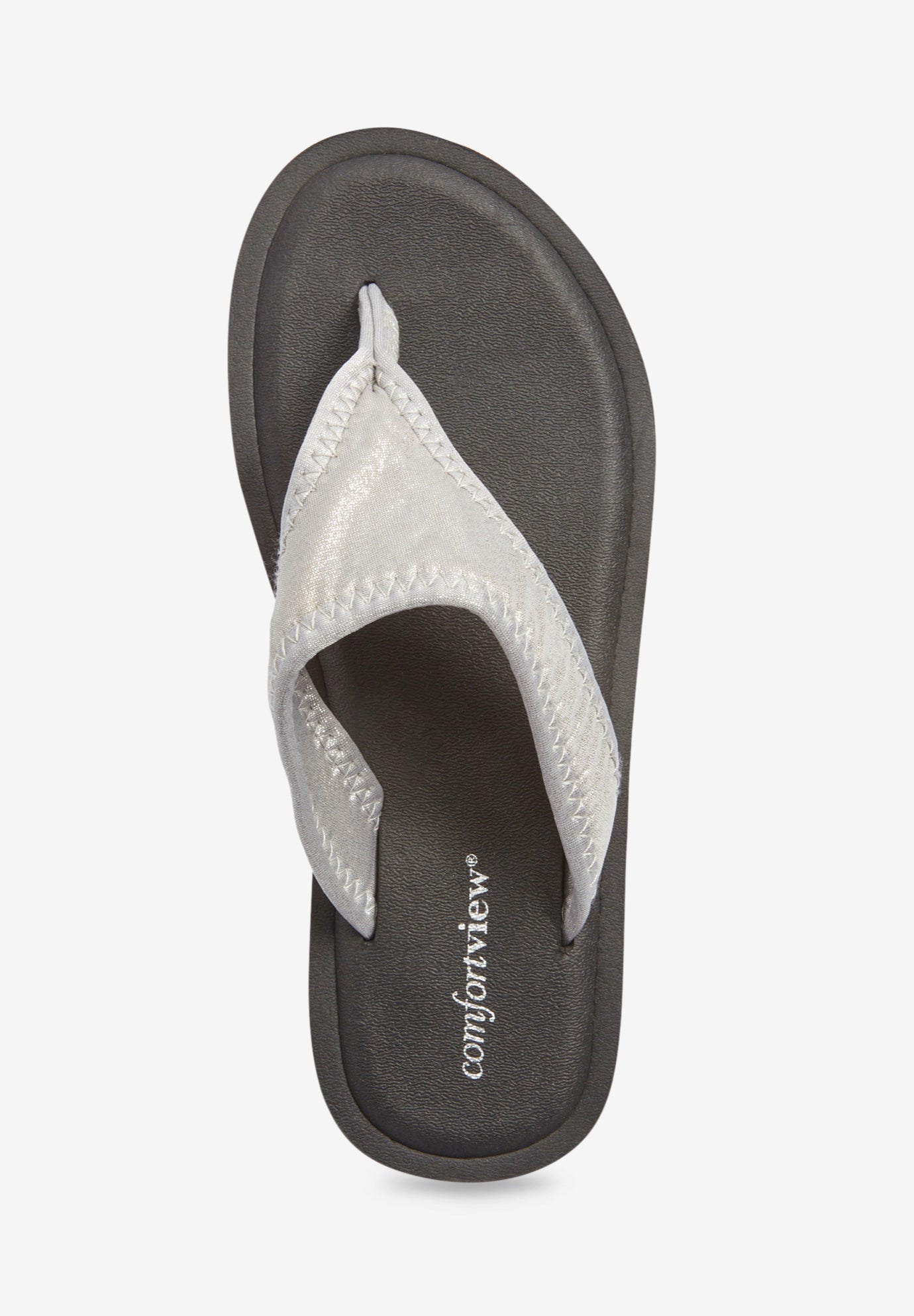 The Sylvia Soft Footbed Thong Slip On Sandal image number 4