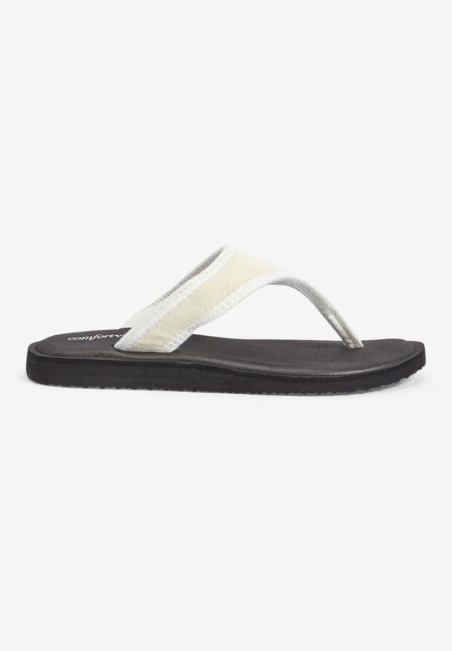 The Sylvia Soft Footbed Thong Slip On Sandal image number 3