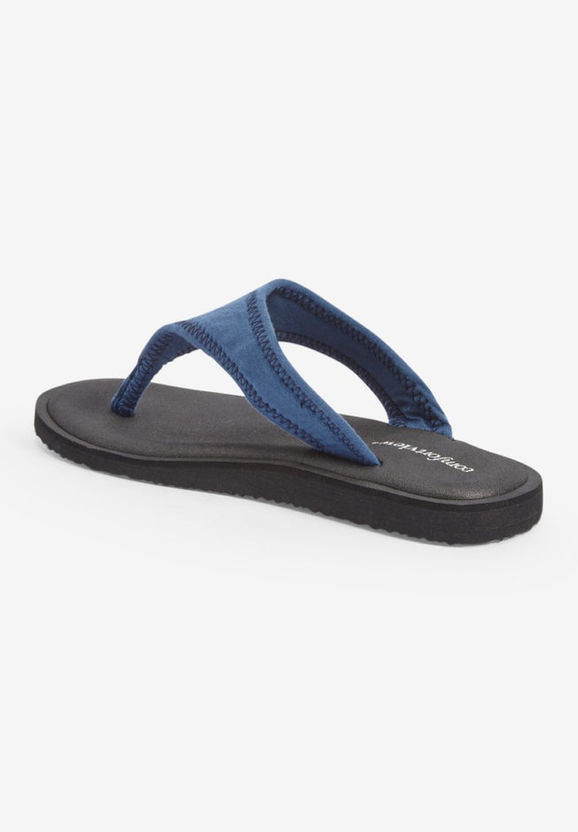 The Sylvia Soft Footbed Thong Slip On Sandal image number 1
