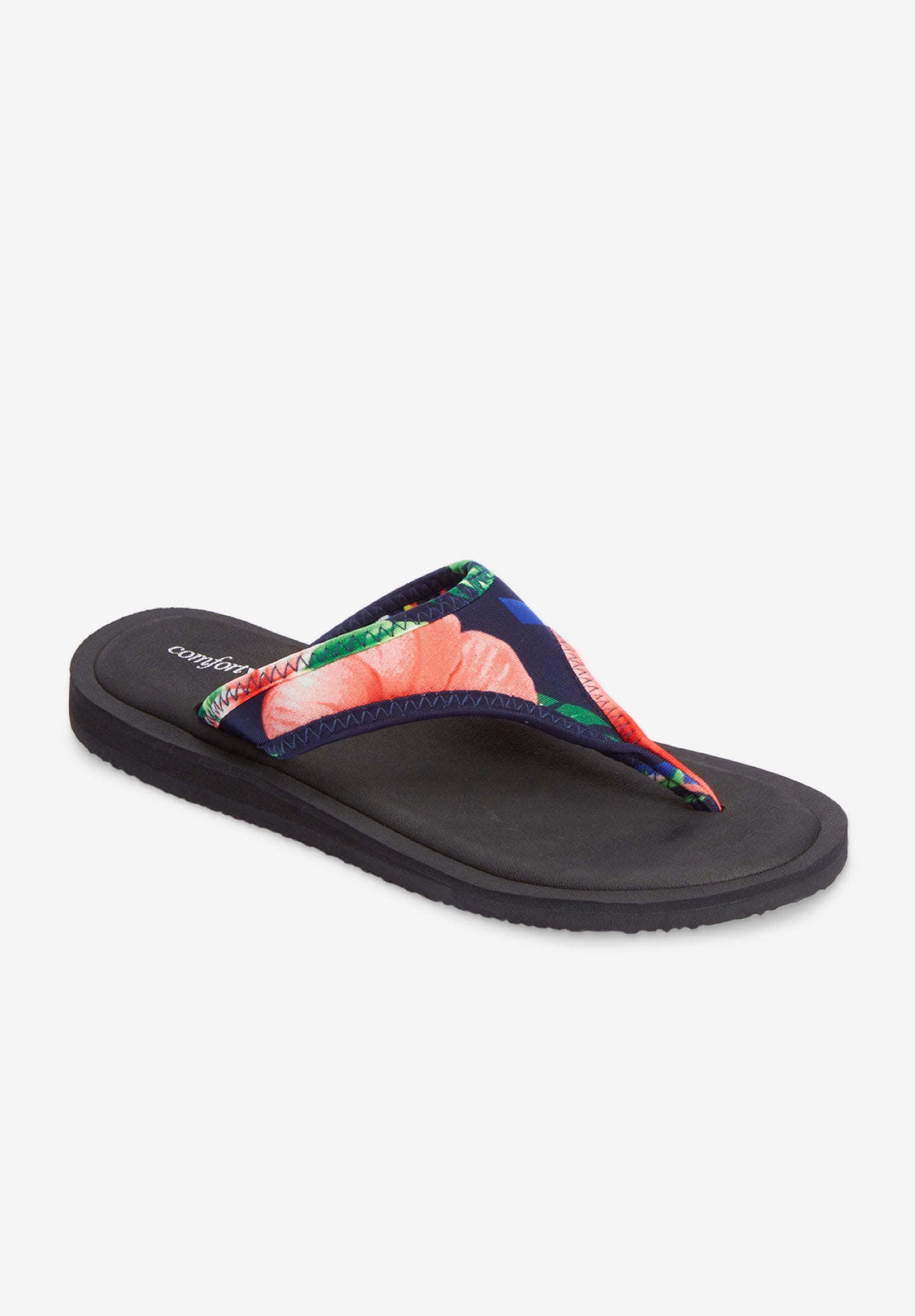 The Sylvia Soft Footbed Thong Slip On Sandal image number 0