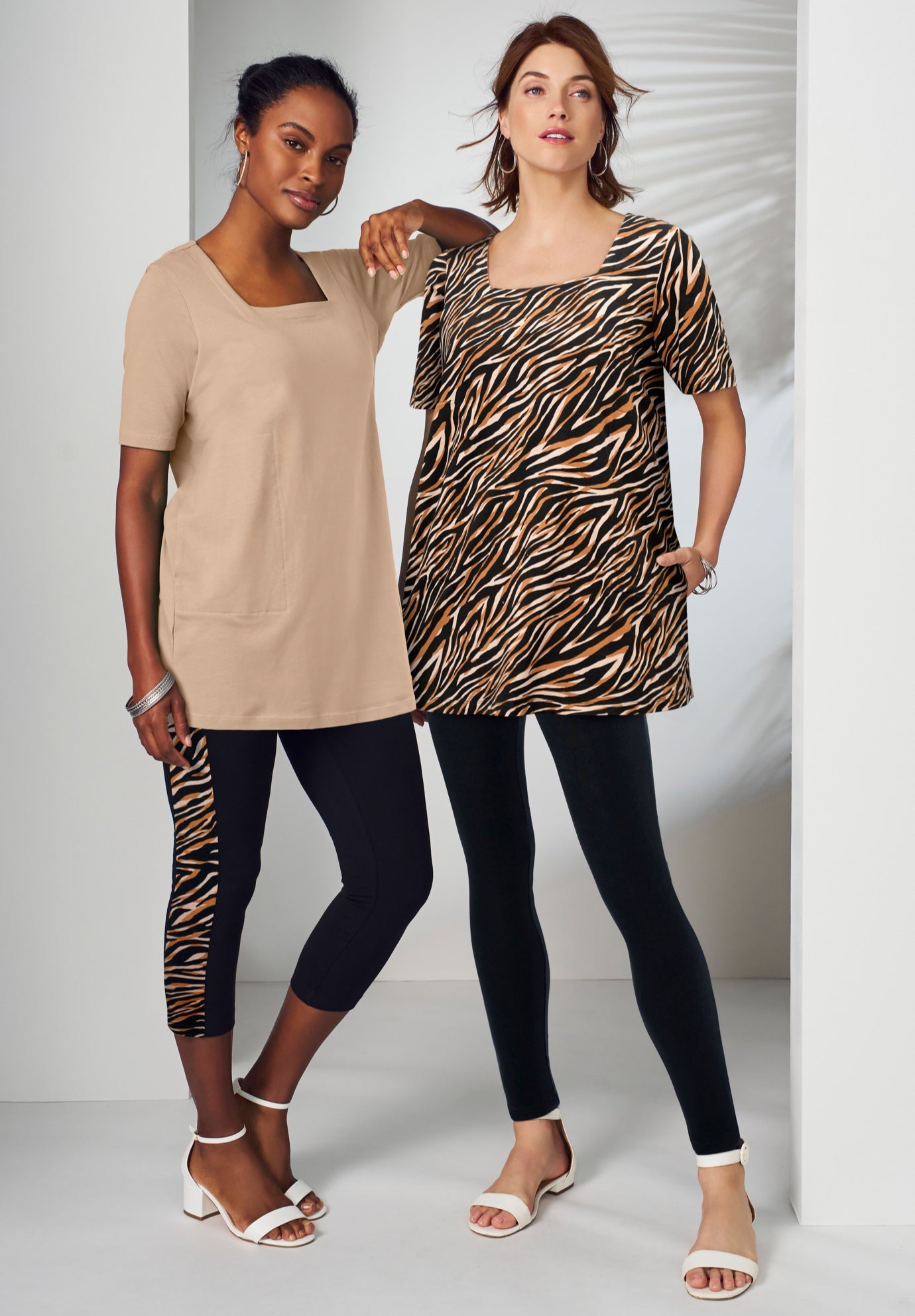 Everyday Stretch Cotton Capri Legging image number 4