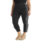 Everyday Stretch Cotton Capri Legging image number null