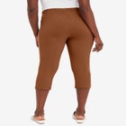 Everyday Stretch Cotton Capri Legging image number null