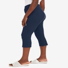 Everyday Stretch Cotton Capri Legging image number null