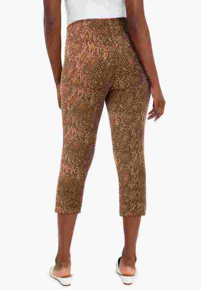 Everyday Stretch Cotton Capri Legging image number 1