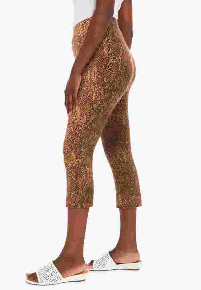 Everyday Stretch Cotton Capri Legging image number 2