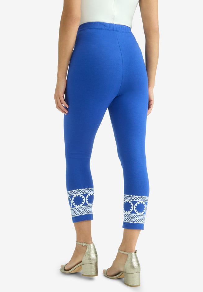 Everyday Stretch Cotton Capri Legging image number 2