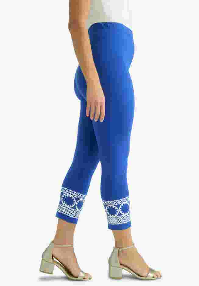 Everyday Stretch Cotton Capri Legging image number 2