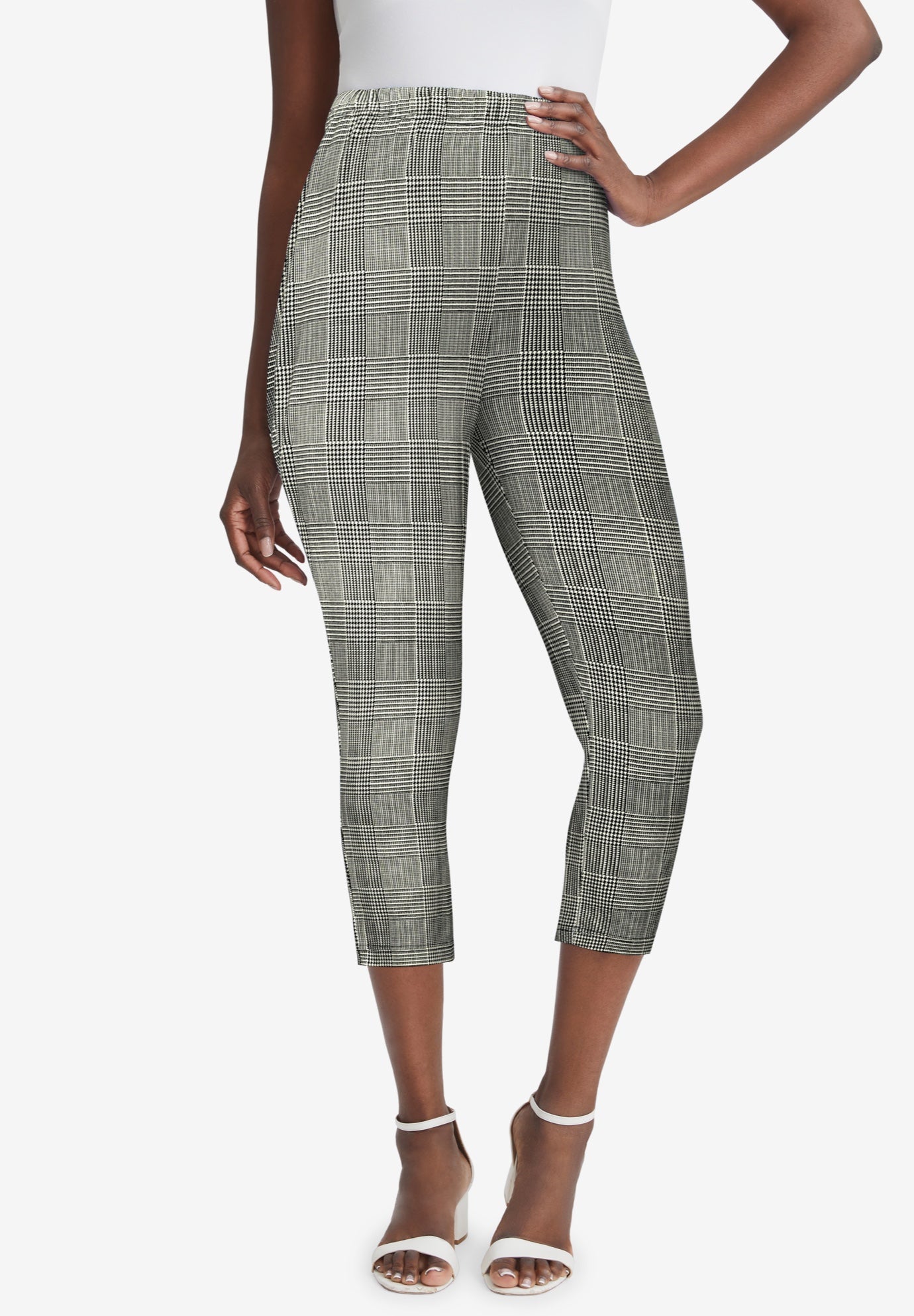 Everyday Stretch Cotton Capri Legging image number 0