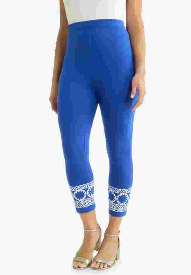 Everyday Stretch Cotton Capri Legging image number 0