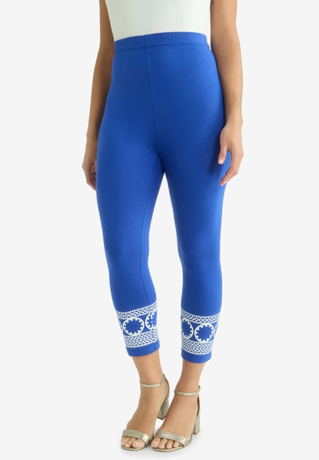 Everyday Stretch Cotton Capri Legging image number 0