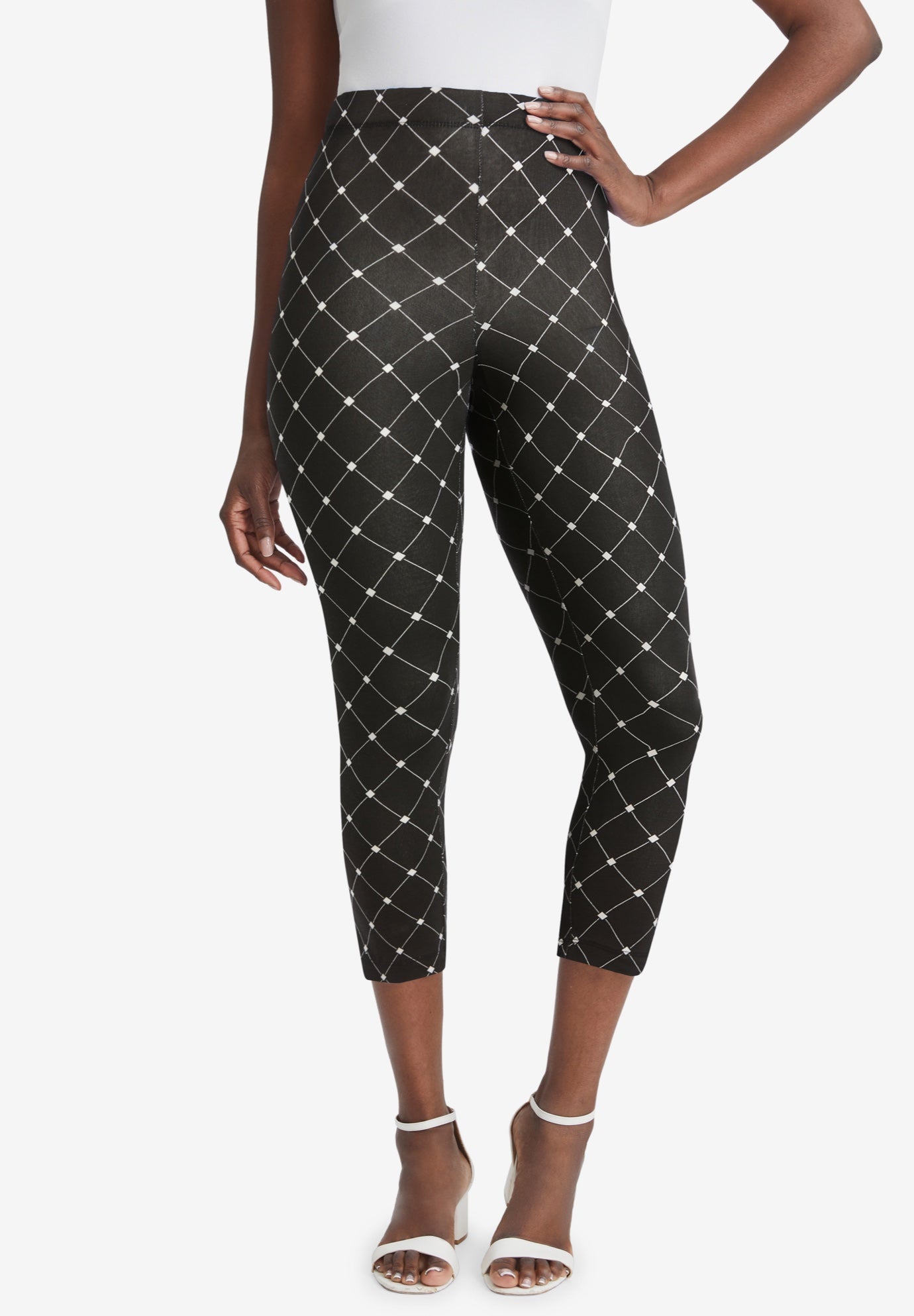 Everyday Stretch Cotton Capri Legging image number 0