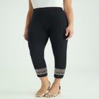 Everyday Stretch Cotton Capri Legging image number null