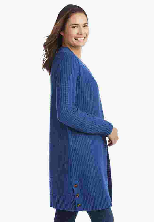 Button Hem Cardigan image number 2
