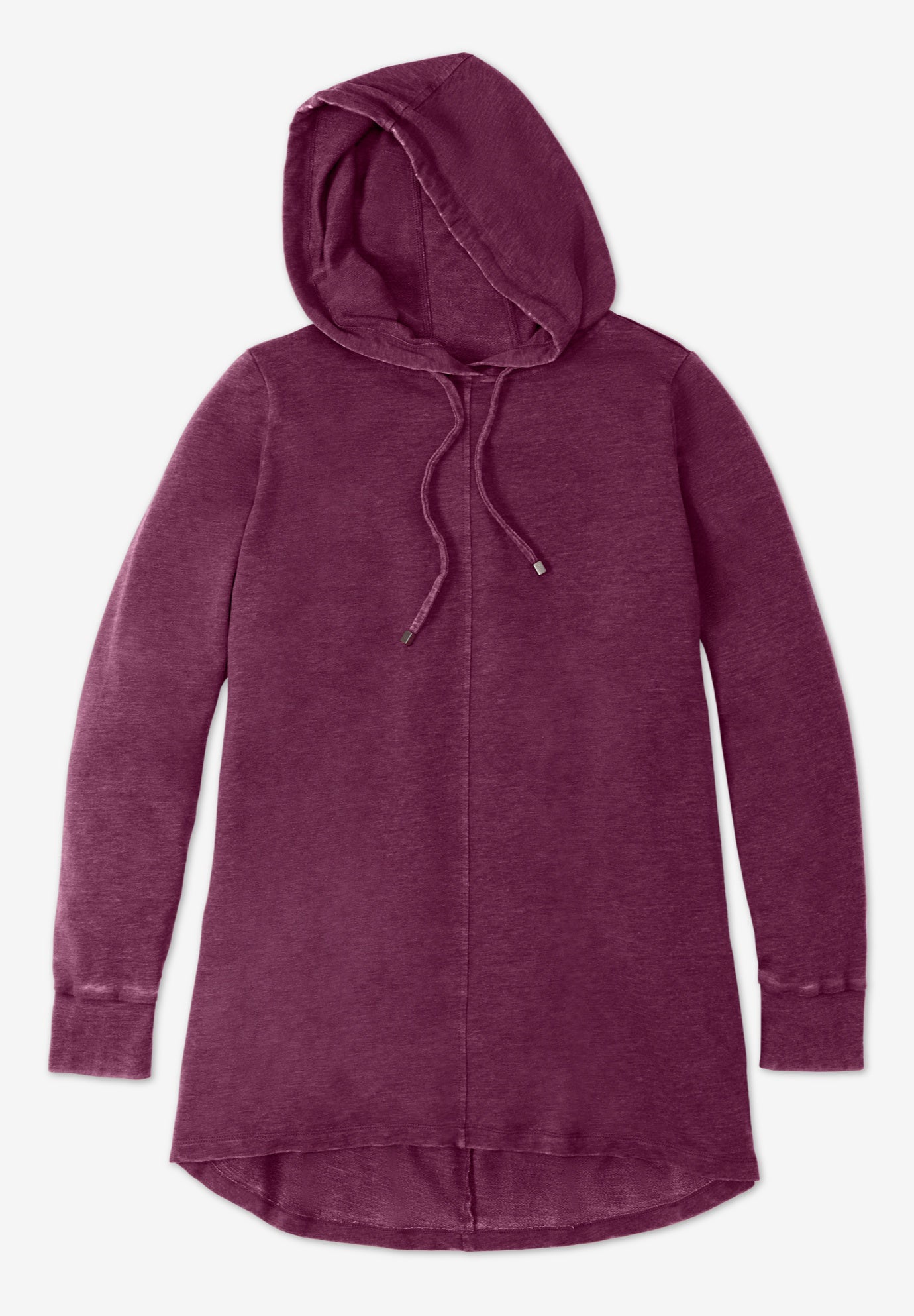 Pleat-Back Swing Hoodie Sweatshirt image number 5