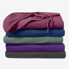 Pleat-Back Swing Hoodie Sweatshirt image number null