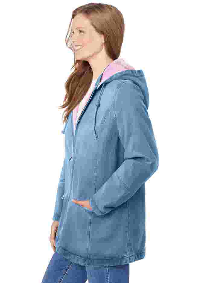 Flannel-Lined Denim Jacket image number 2