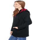 Flannel-Lined Denim Jacket image number null