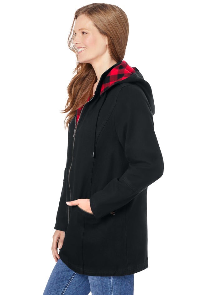 Flannel-Lined Denim Jacket image number 2