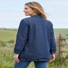 Flannel-Lined Denim Jacket image number null