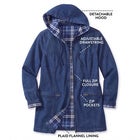 Flannel-Lined Denim Jacket image number 3