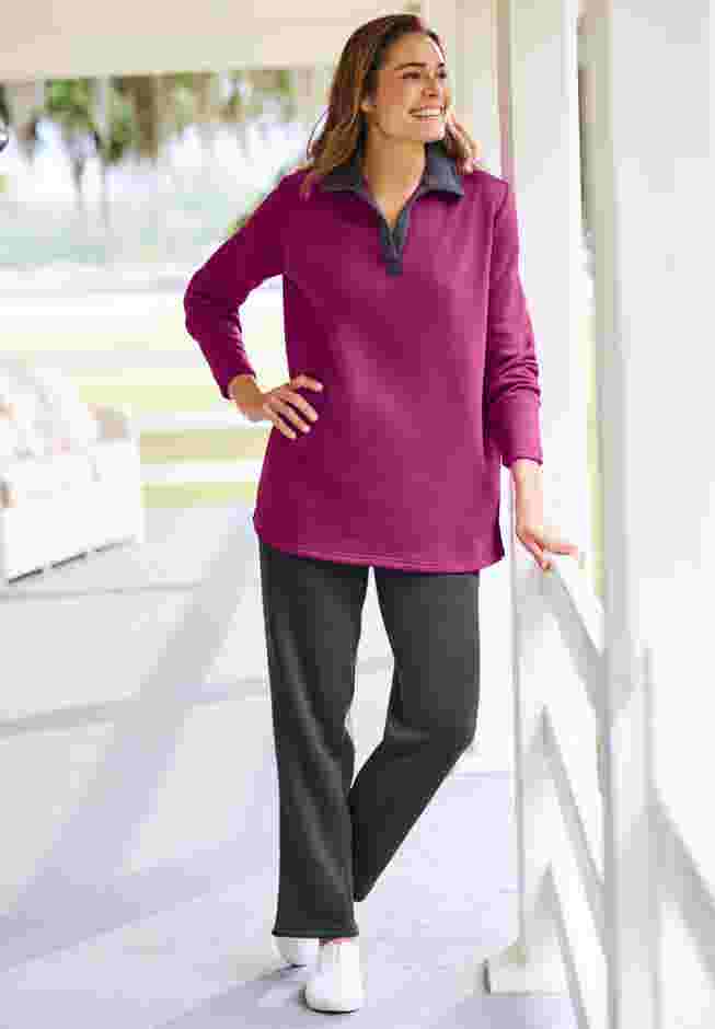 2-Piece Fleece Polo Set image number 1