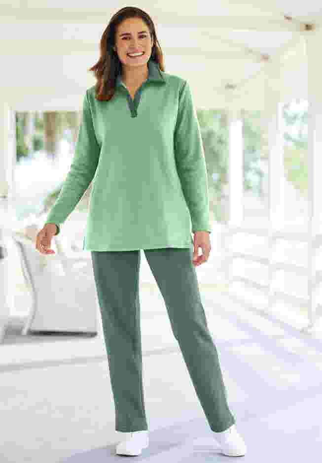2-Piece Fleece Polo Set image number 0