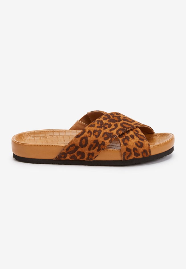 The Gia Slip On Footbed Sandal image number null