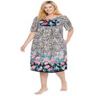 Mixed Print Short Lounger image number null