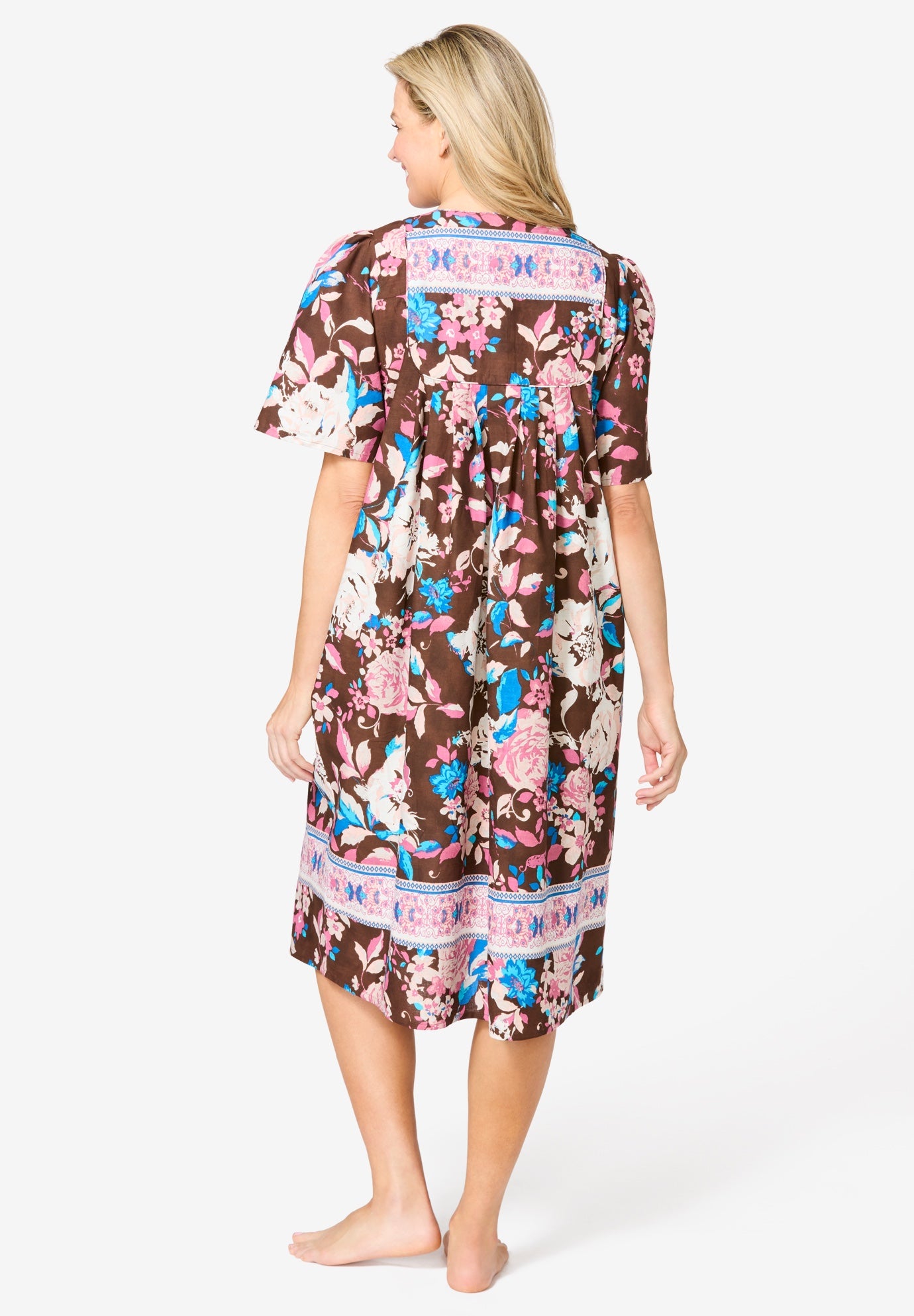 Mixed Print Short Lounger image number 1