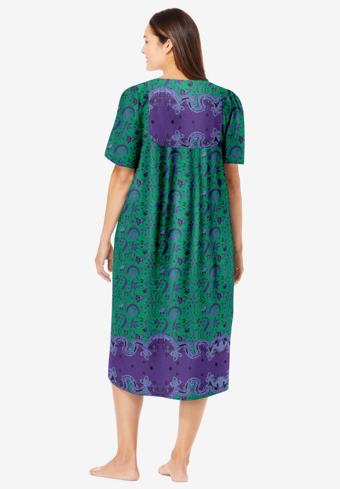 Mixed Print Short Lounger image number 1