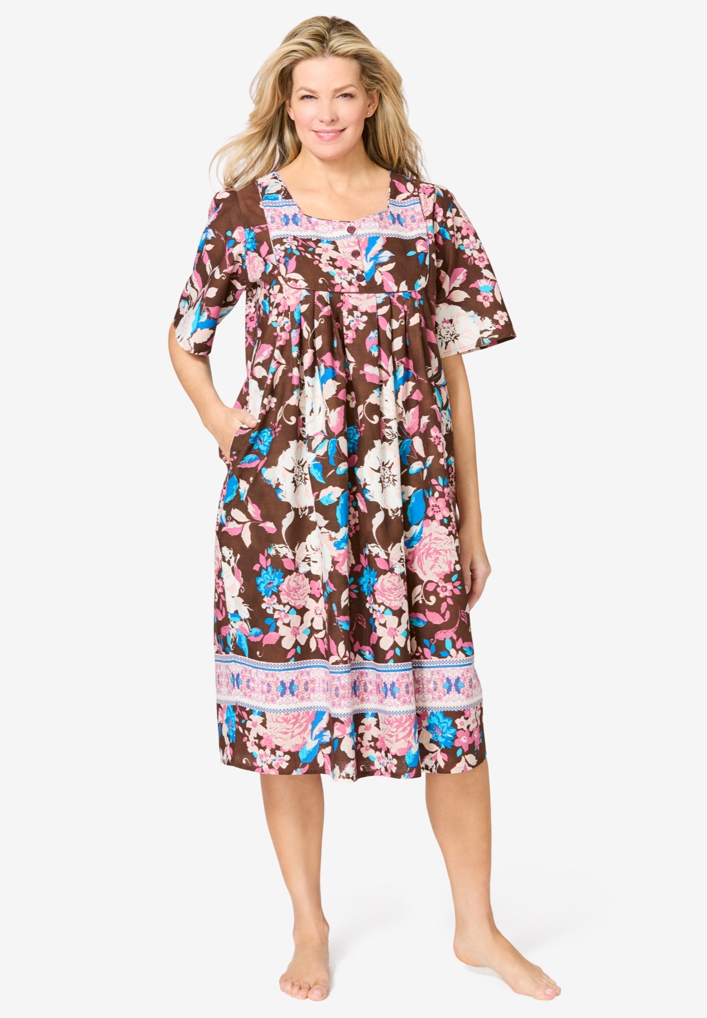 Mixed Print Short Lounger image number 0