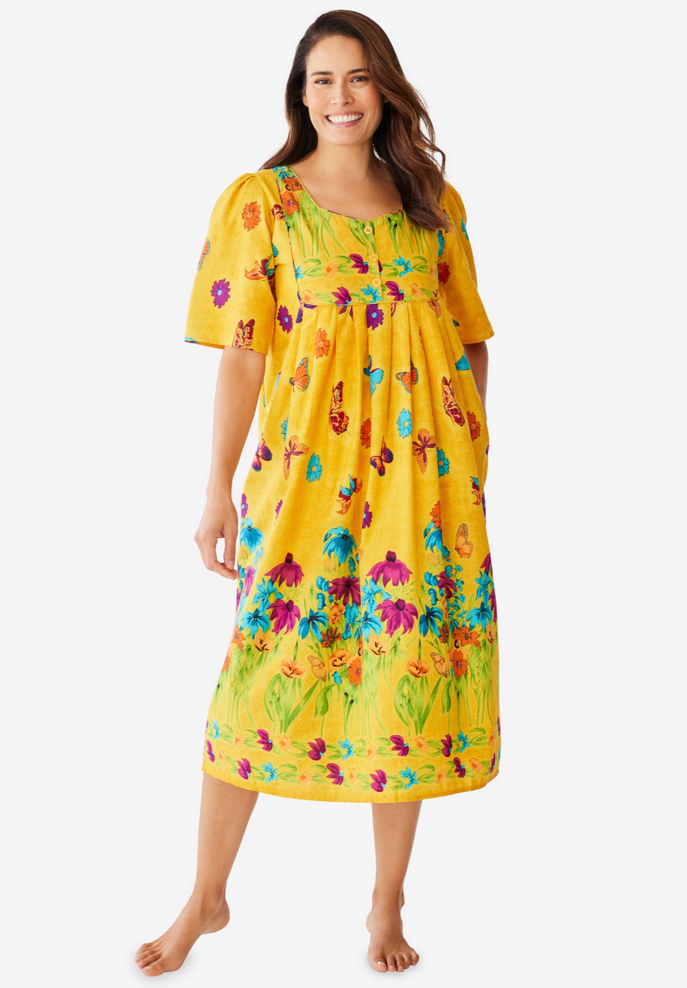 Mixed Print Short Lounger image number 0