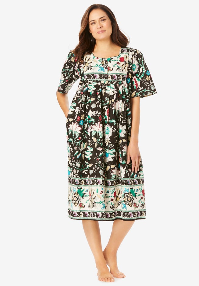 Mixed Print Short Lounger image number 0