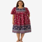 Mixed Print Short Lounger image number null