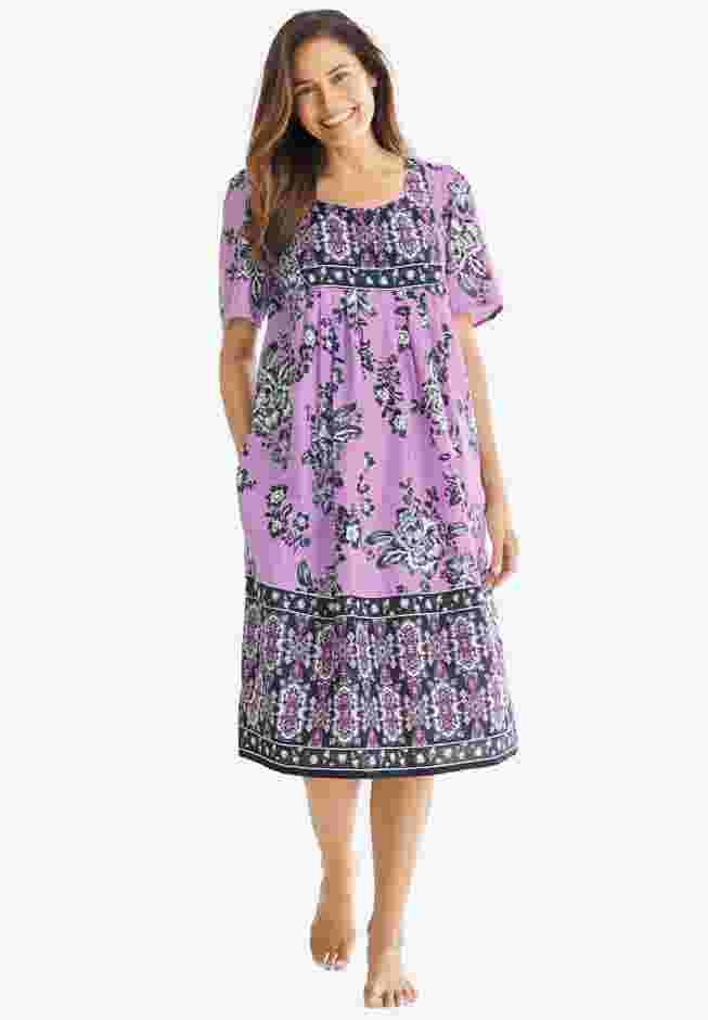 Mixed Print Short Lounger image number 0