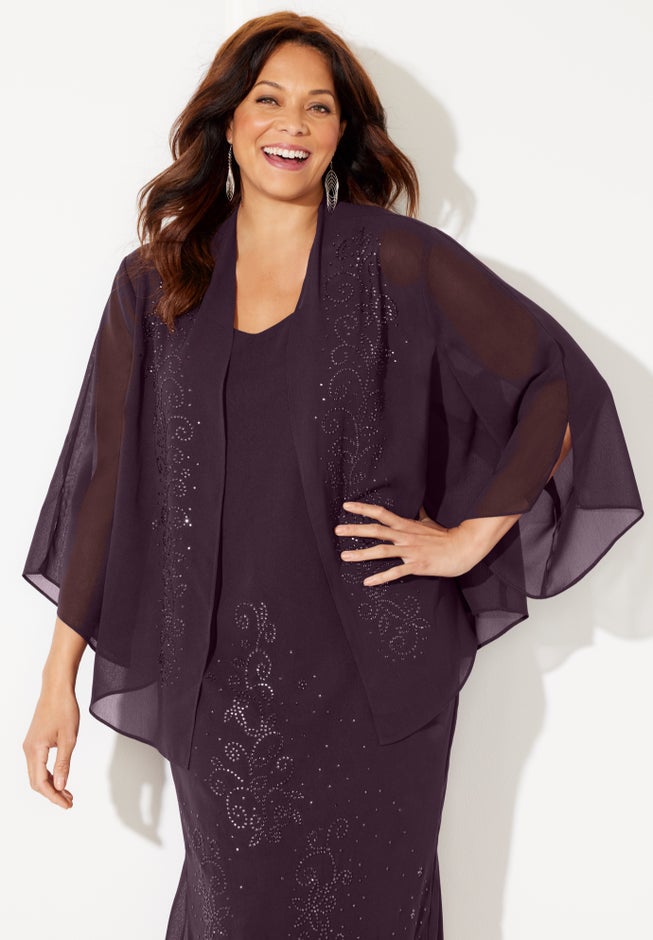 Masquerade Beaded Dress Set image number 7