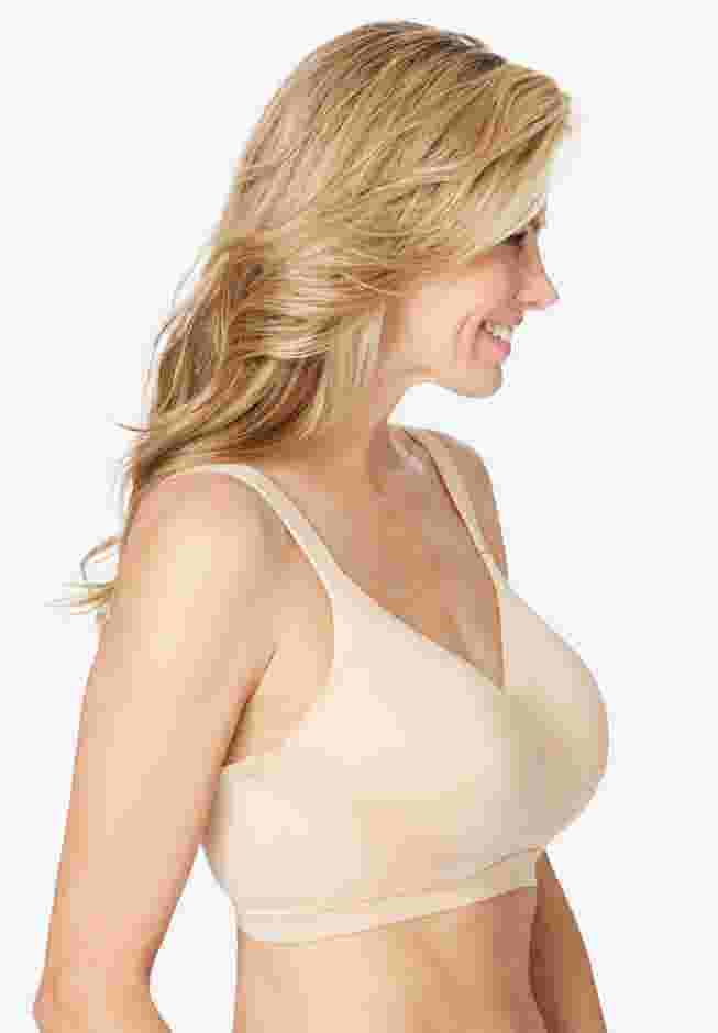 Full-Coverage Smooth No-Wire Bra image number 2