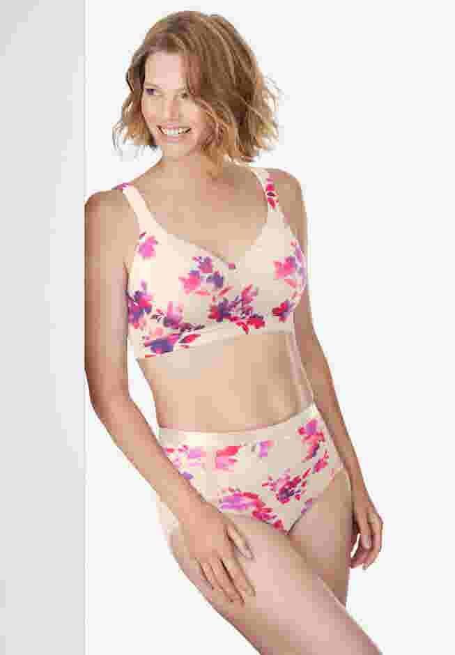 Full-Coverage Smooth No-Wire Bra image number 3