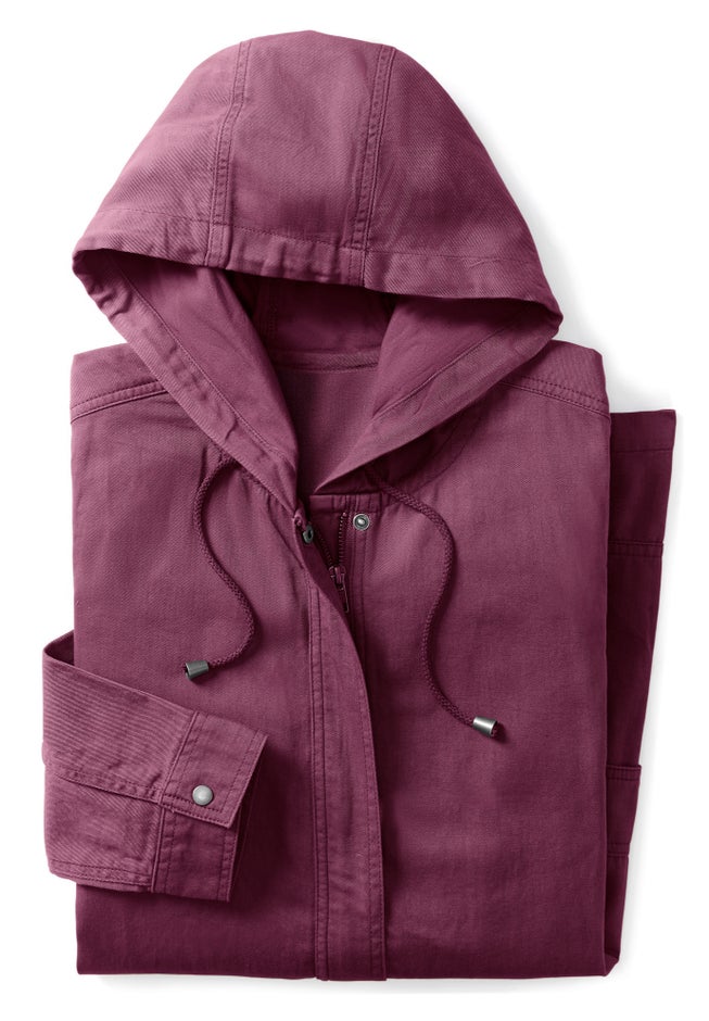 Lightweight Utility Hoodie Jacket image number 1