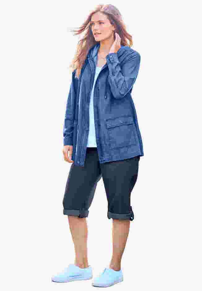 Lightweight Utility Hoodie Jacket image number 4
