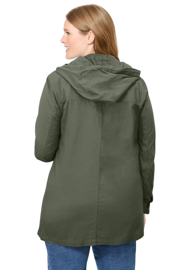 Lightweight Utility Hoodie Jacket image number 1