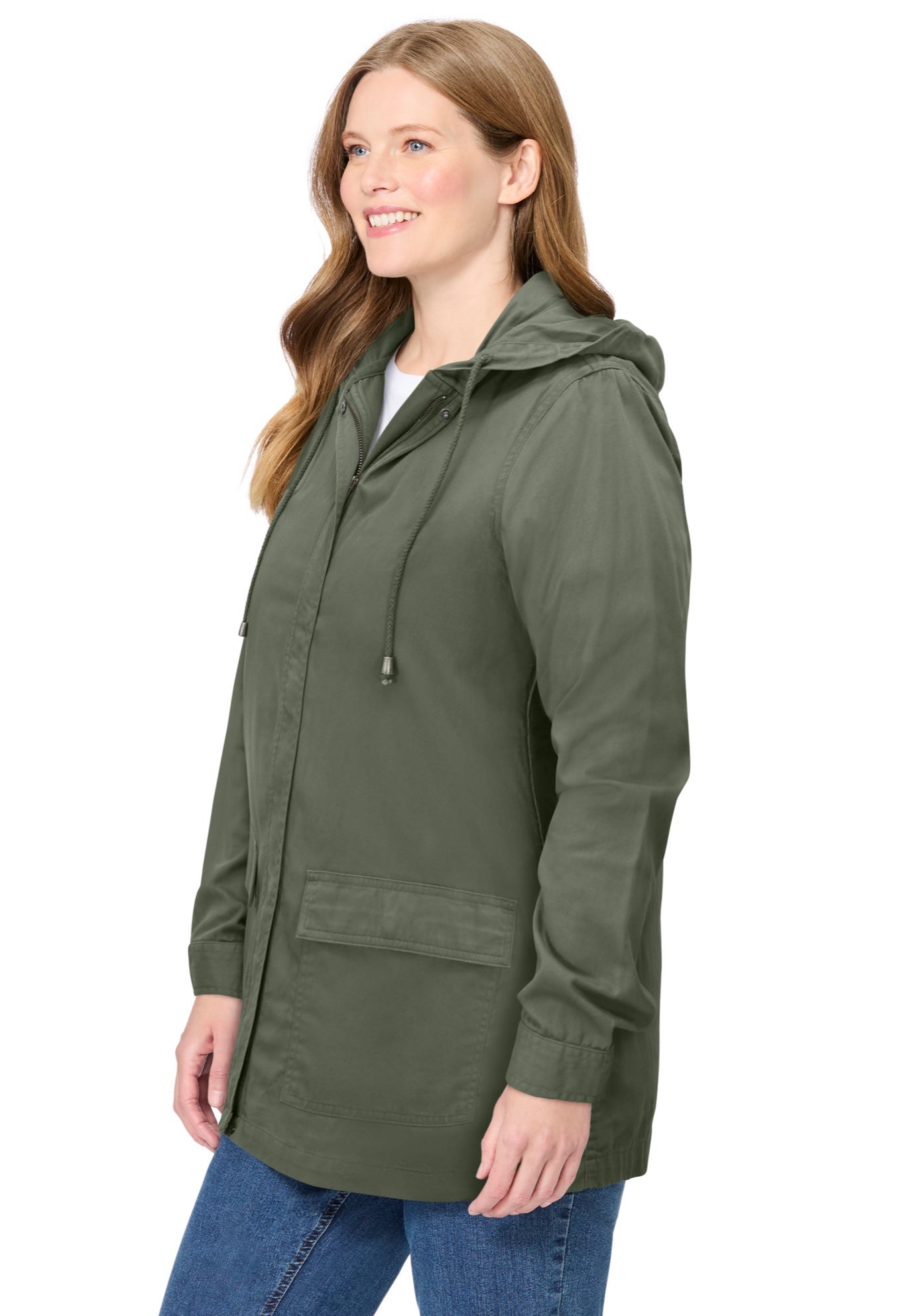 Lightweight Utility Hoodie Jacket image number 2