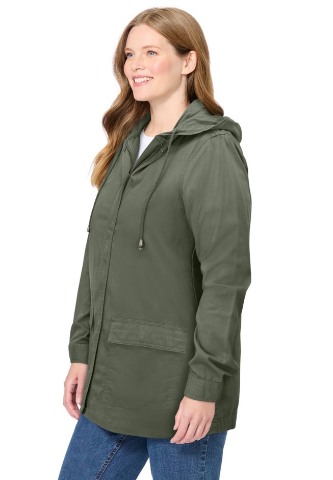 Lightweight Utility Hoodie Jacket image number 2