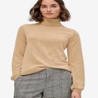 Blouson Sleeve Turtleneck image number null