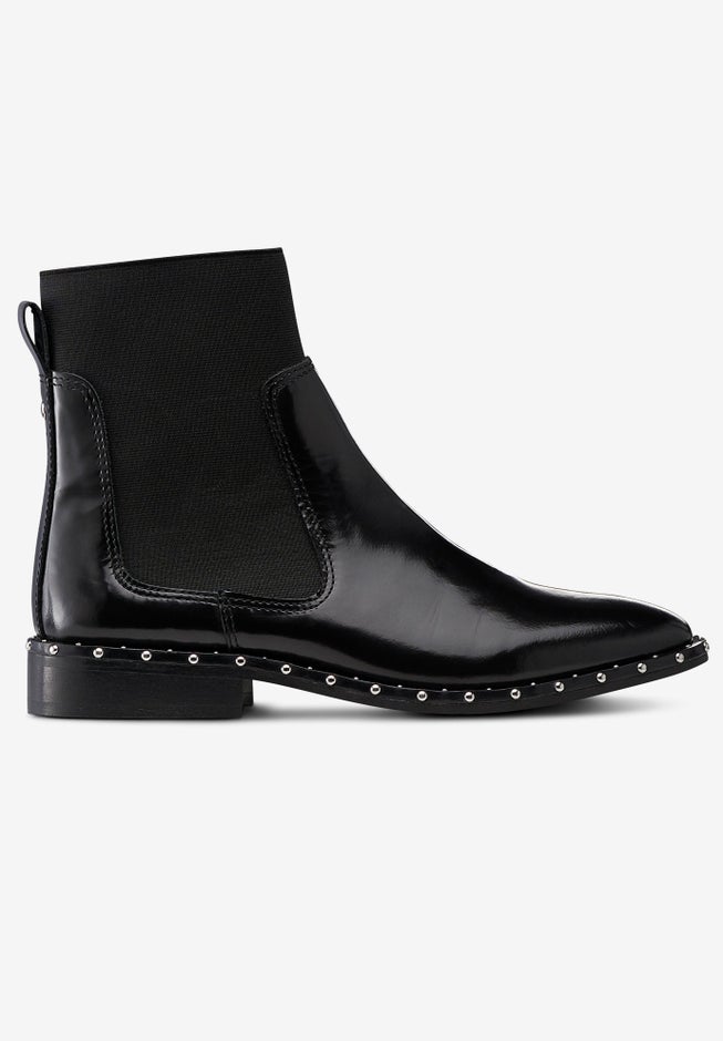 Patent Leather Studded Bootie image number 0