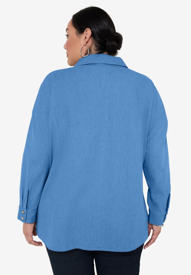 Chambray Blouse image number null