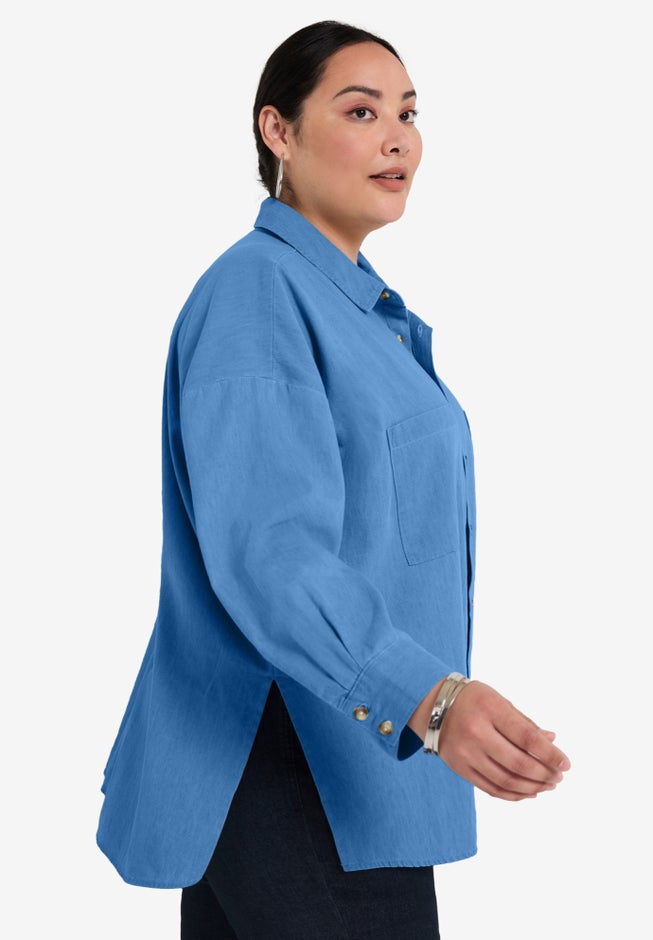 Chambray Blouse image number null