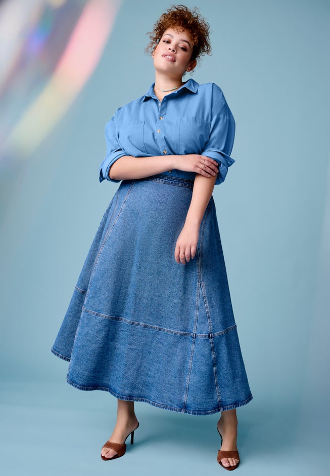 Chambray Blouse image number null